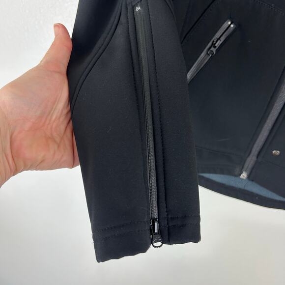 Horseware Ireland Soft Shell Black Jacket Size XS Riding Equestrian Flaw - Picture 9 of 9
